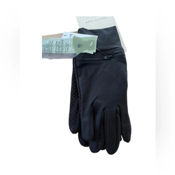 Quagga Green Label Black Gloves Sustainably Made women’s NWT - Picture 2 of 7